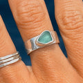The Cove Ring, Seafoam - Size 8