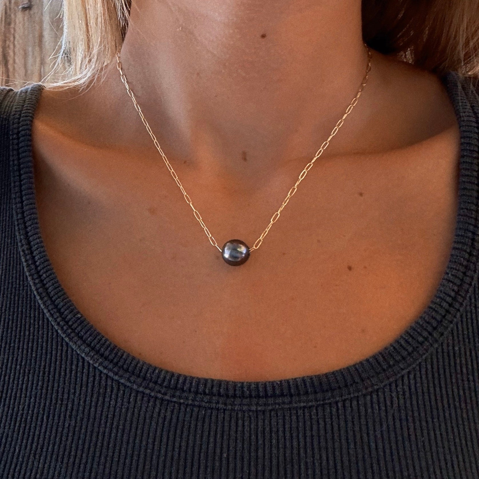 The Golden Hour, Tahitian Pearl Necklace