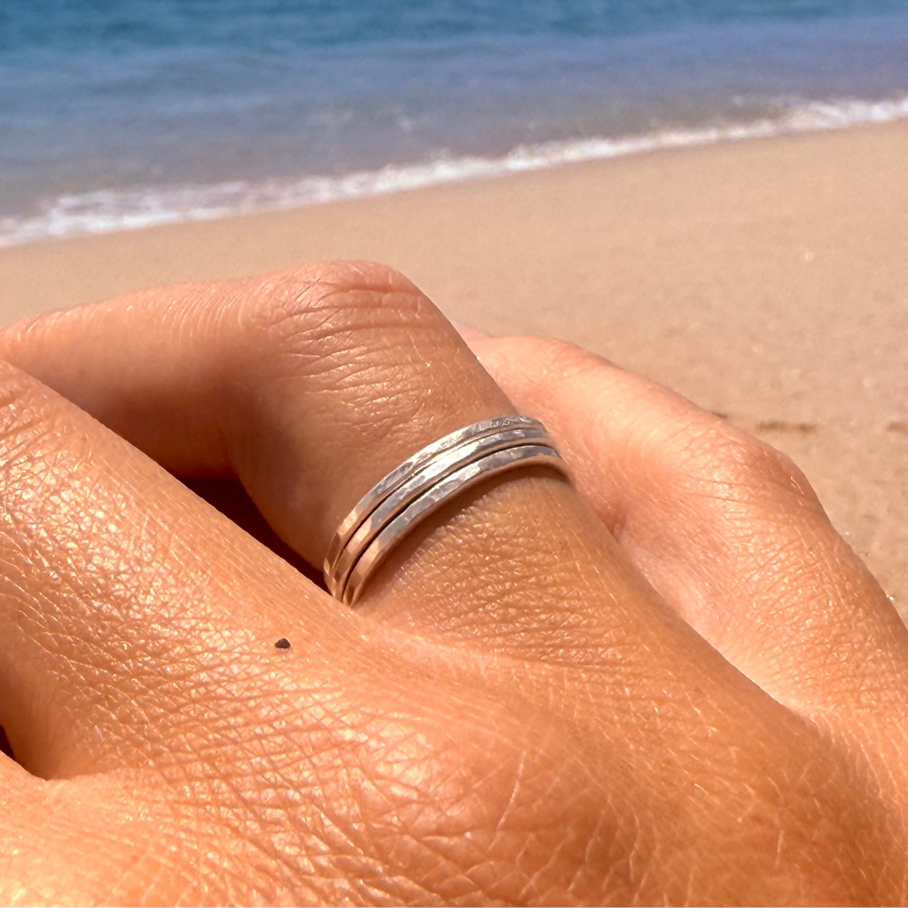 Low Tide Stacker Ring - Sterling Silver 3-Pack