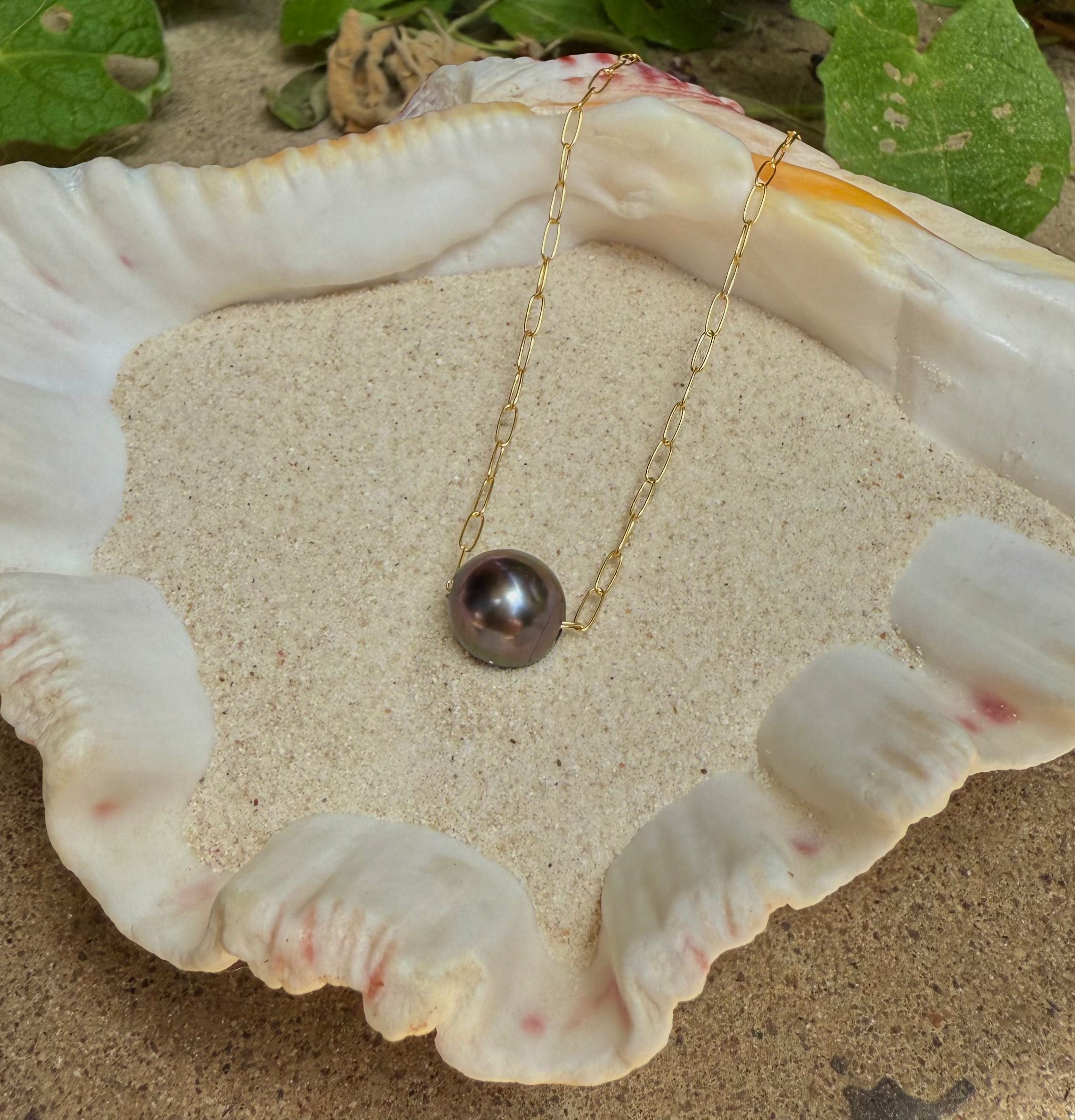 The Golden Hour, Tahitian Pearl Necklace