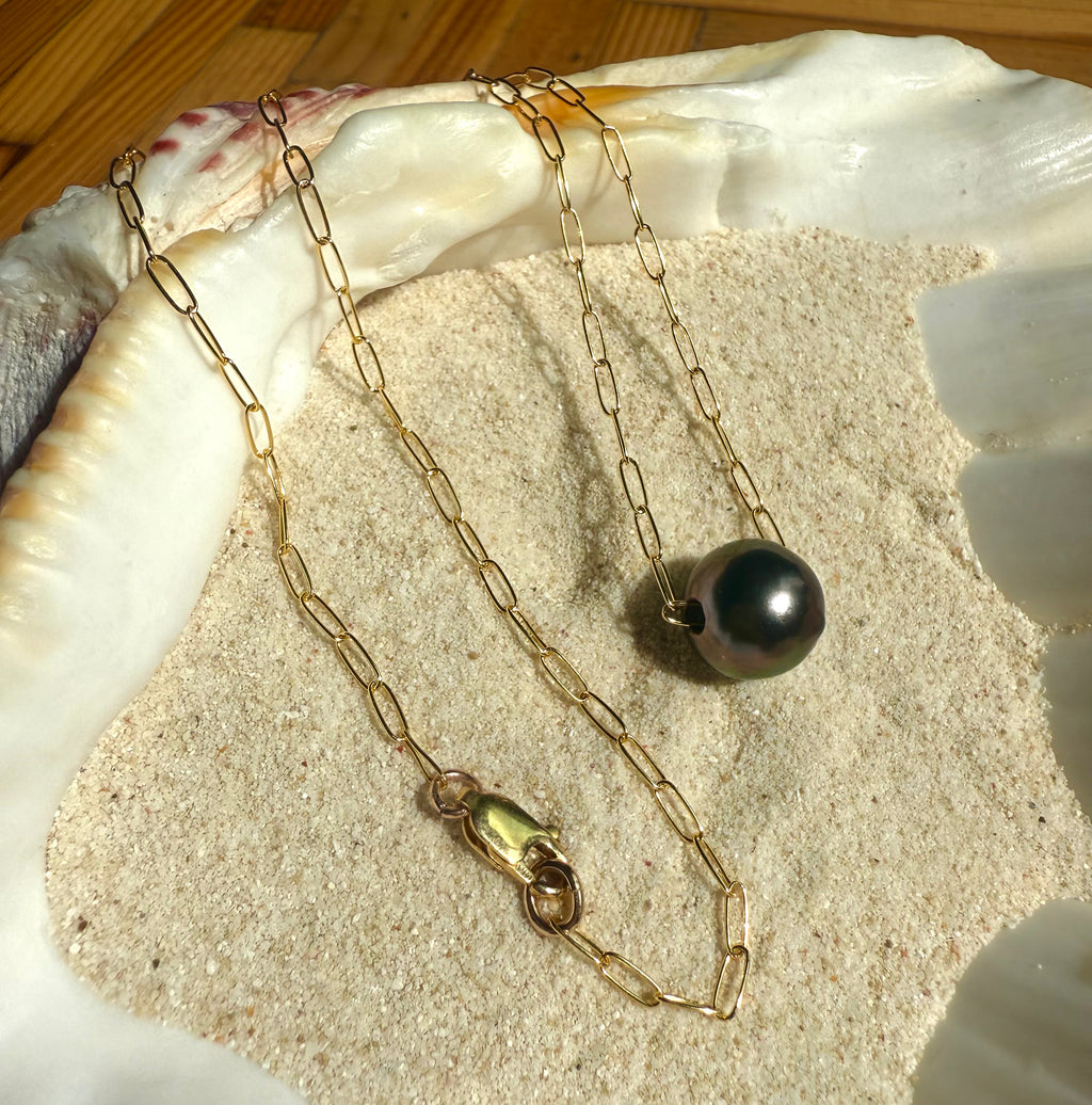 The Golden Hour, Tahitian Pearl Necklace