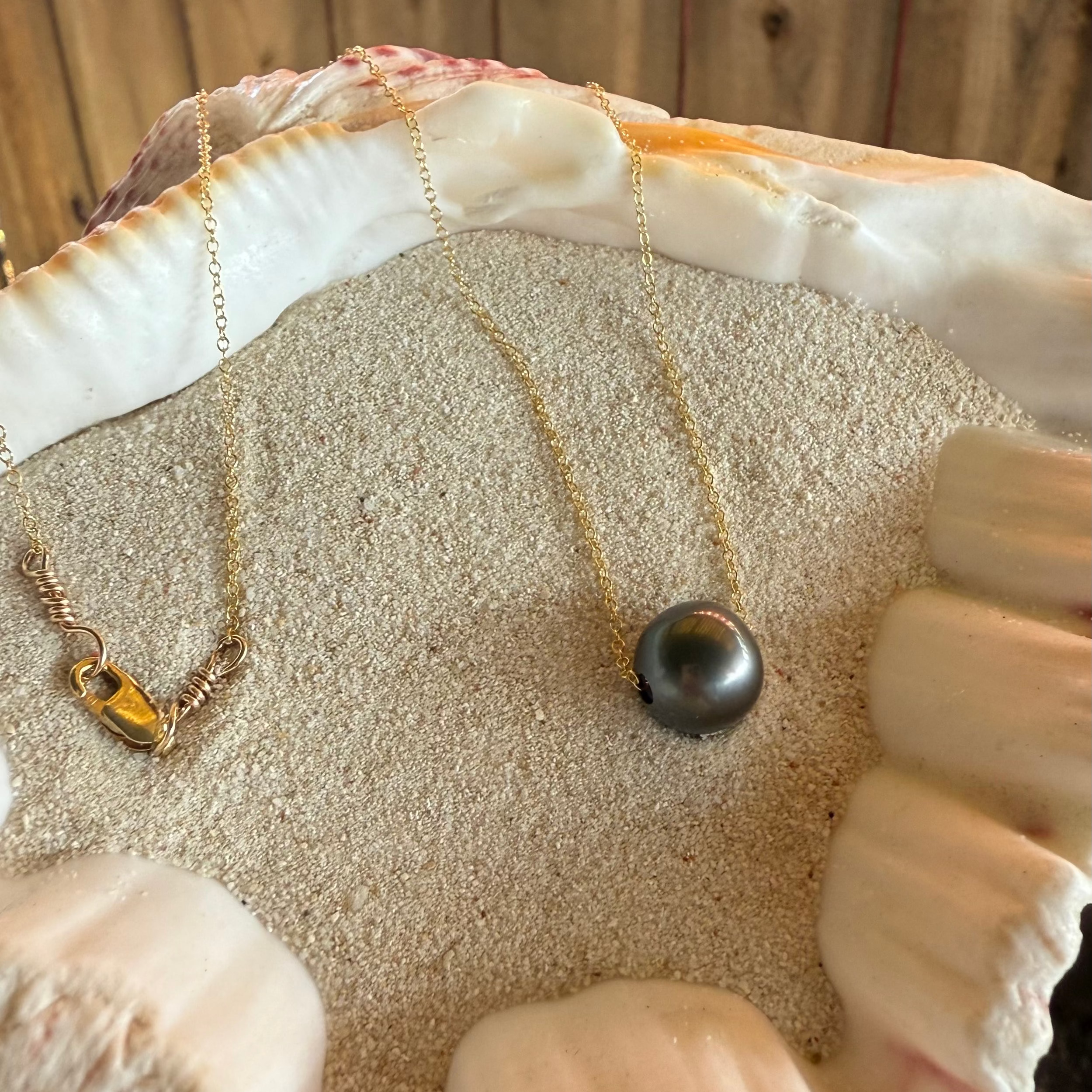 The Golden Hour, Tahitian Pearl Necklace